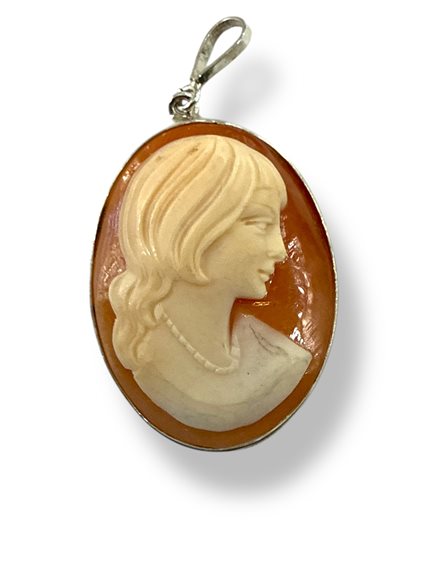 Anhänger Mandile 1922 Dame Cammei  in Silber Conchiglia 2MCICM113 - 2MCICM113